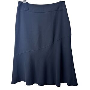 Maeva Women's Black A-Line Knee-Length Skirt Sz 6